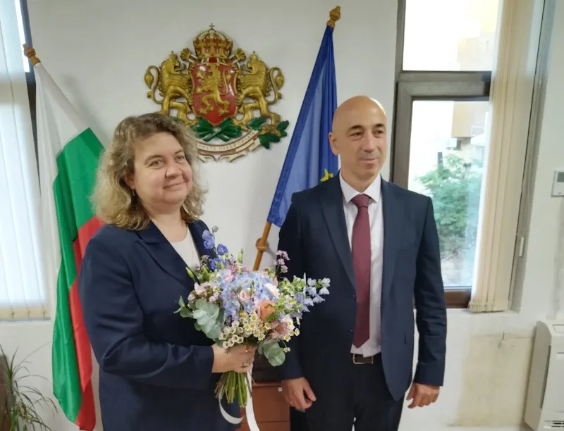 Bulgarian officials at the official opening ceremony of the Apollonia Arts Festival in Sozopol in 2025